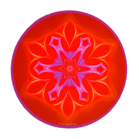 Round mouse pad Mandala of Harmony