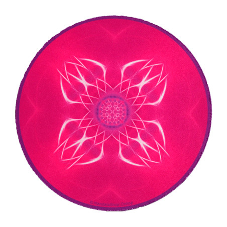 Round mouse pad Mandala of Blossoming