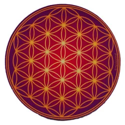 Round mouse pad - Antique Flower of Life