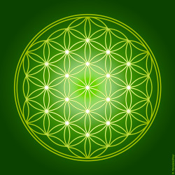 Flower of Life canvas (7 colours at choice)