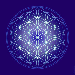 Flower of Life canvas (7 colours at choice)