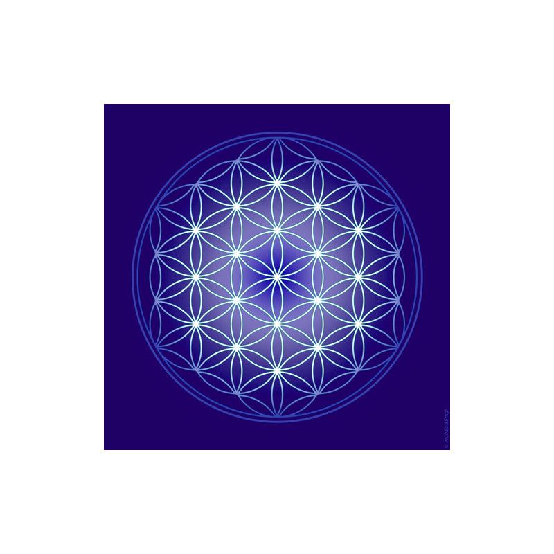 Flower of Life canvas (7 colours at choice)