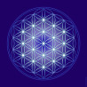 Flower of Life canvas (7 colours at choice)
