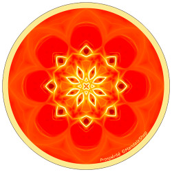 Mandala del disco armonizzante della prosperità