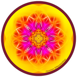 harmonising disk Mandala of Flowering