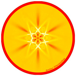 Mandala del disco armonizzante della felicità