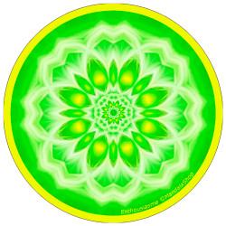 Mandala del disco armonizzante dell'entusiasmo