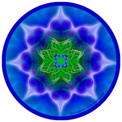 Mandala del disco armonizzante della crescita