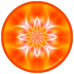 Mandala del disco armonizador Luz interior