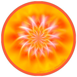 Harmonisierende Mandala-Scheibe Finde, wozu du geboren bist