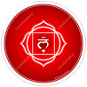 Harmonisierungsdisk Indisches Chakra rot