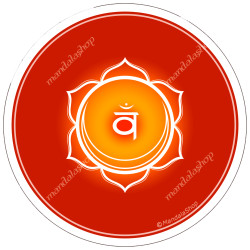 Disco armonizador chakra indio naranja