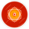 Disque harmonisant Chakra indien orange