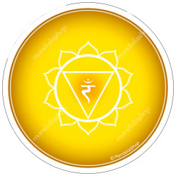 Harmonisierungsdisk Indisches Chakra gelb