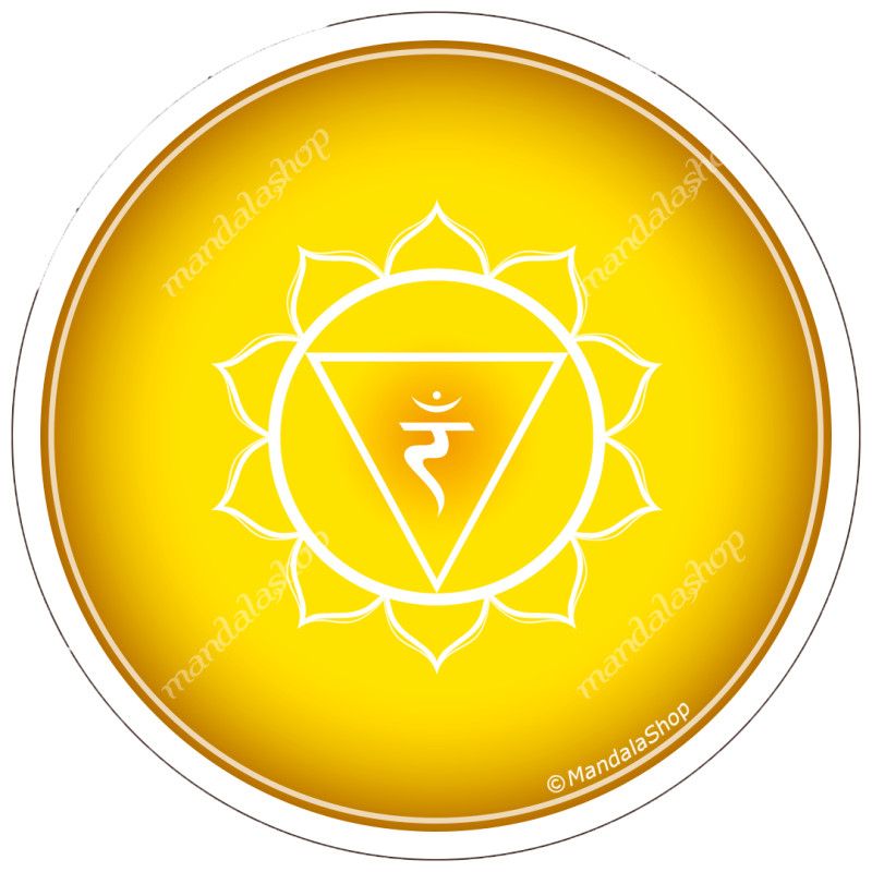 Harmonisierungsdisk Indisches Chakra gelb