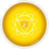 Disque harmonisant Chakra indien jaune