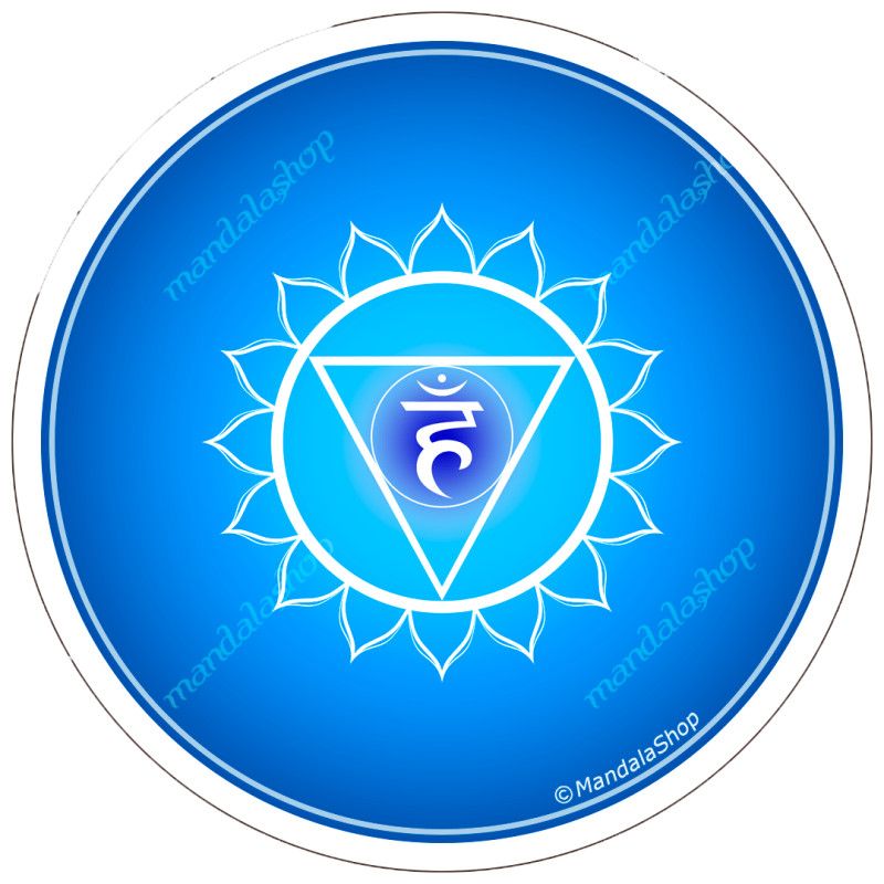 Harmonisierungsdisk Indisches Chakra blau