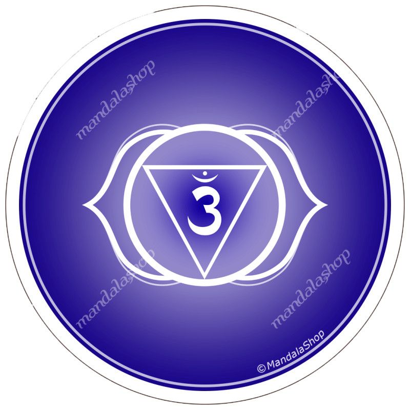 Harmonisierungsdisk Indisches Chakra Indigo