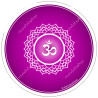Harmonisierungsdisk Indisches Chakra violett