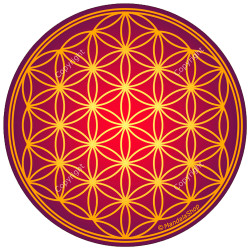 Harmonisierungsdisk Blume des Lebens Antik