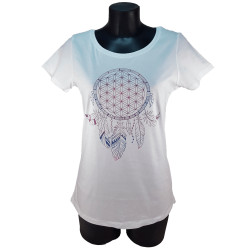 T-Shirt Blume des Lebens Traumfängerin Frau