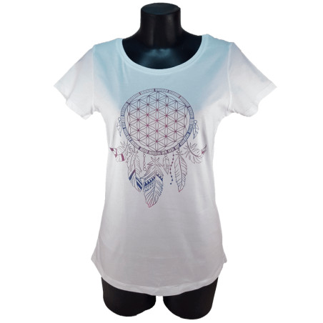 Dream catcher Flower of Life t-shirt for women