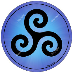 Harmonisierende Scheibe Triskel