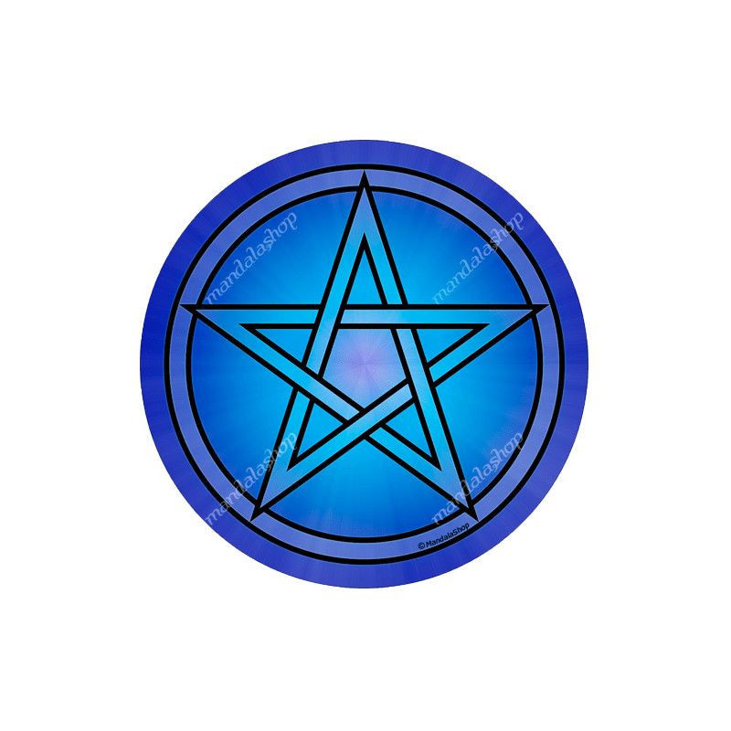 Mauspad Pentakel blau