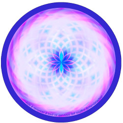 Harmonising disk Mandala that helps to let go all that makes us suffer