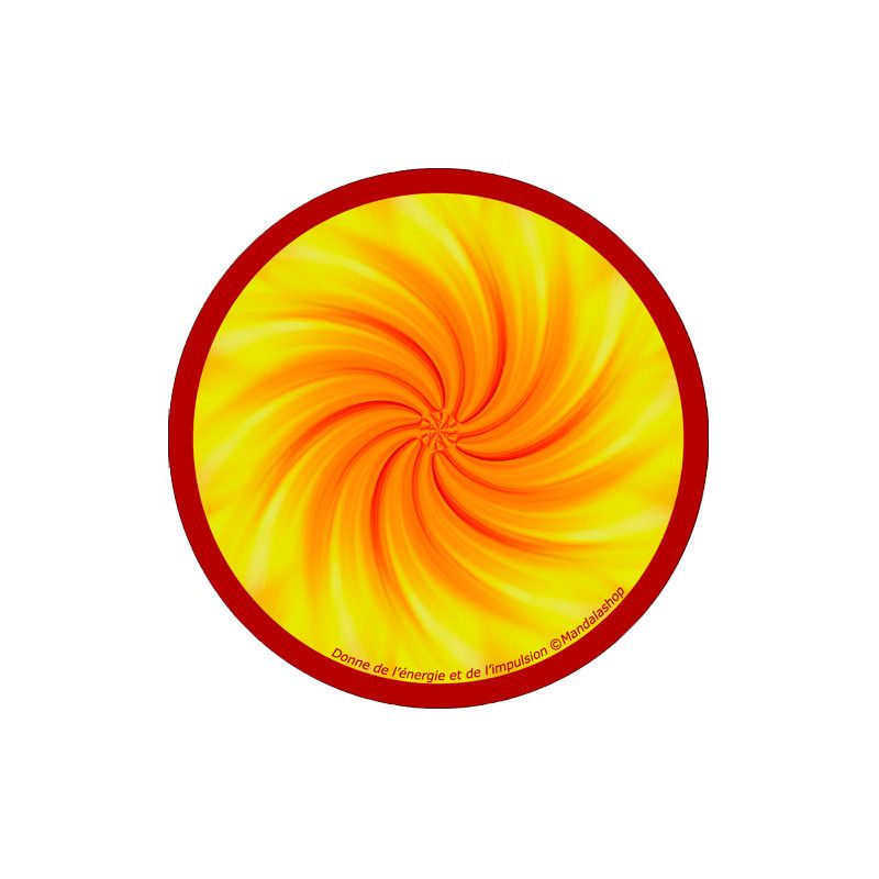 Disco armonizador Mandala que da energía e impulso