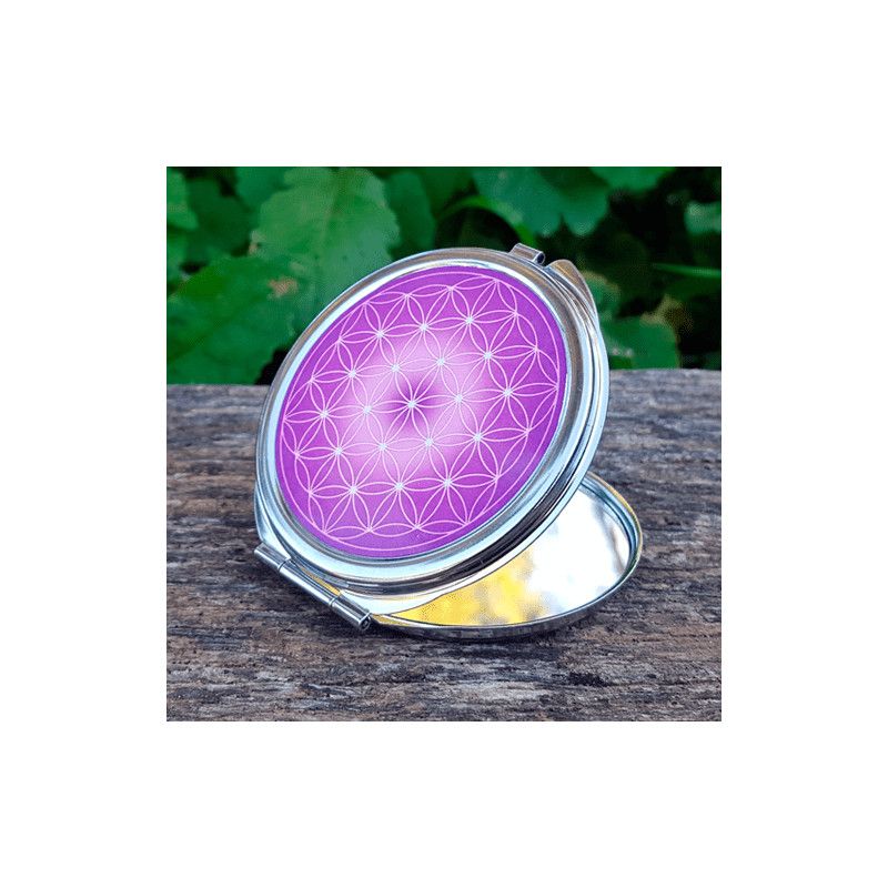 Taschenspiegel Blume des Lebens – 7 Farben zur Auswahl