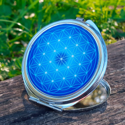 Taschenspiegel Blume des Lebens – 7 Farben zur Auswahl