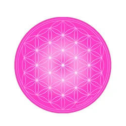 Magnete flessibile Fiore della Vita rosa