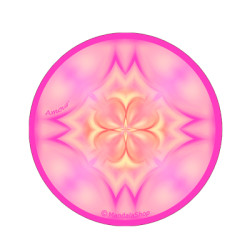 Round magnet mandala of Love