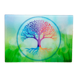 Energieplatte Lebensbaum Grün