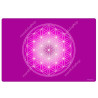 Harmonisierender Teppich Blume des Lebens violett
