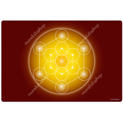 Cubo giallo di Metatron che armonizza il tappetino