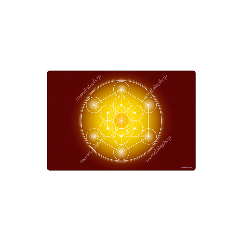 Cubo giallo di Metatron che armonizza il tappetino