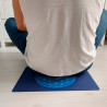 Alfombra armonizadora Cubo de Metatrón azul