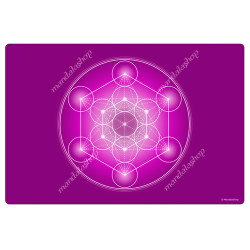 Violet Metatron's Cube Harmonising Mat