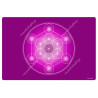 Harmonisierender Teppich Metatron-Würfel violett