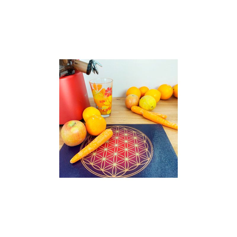 Energieplatte Blume des Lebens antik