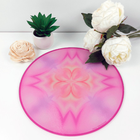 Round Energising Plate Mandala of Love