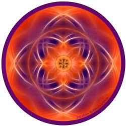 Mandala del disco armonizzante dell'intuizione