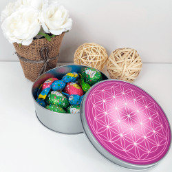 Metallbox Blume des Lebens (7 Farben zur Auswahl)