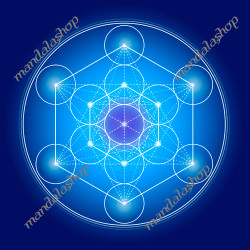Lienzo del Cubo de Metatrón (7 colores a elegir)