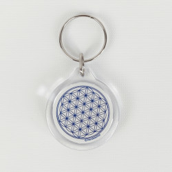 Schlüsselanhänger Blume des Lebens (11 Farben zur Auswahl)