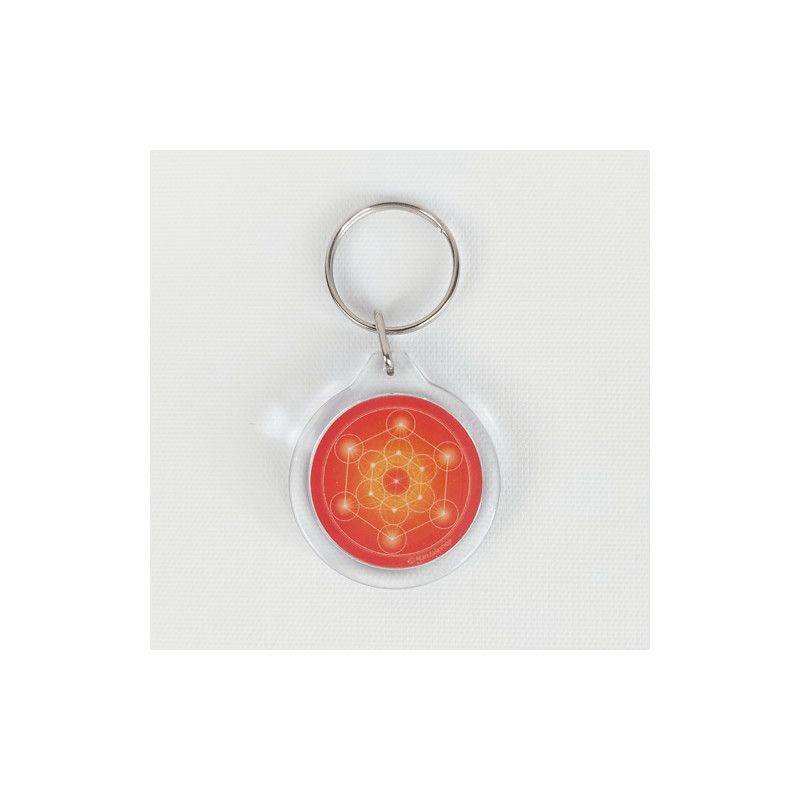 Porte-Clés Cube de Métatron (10 couleurs au choix)