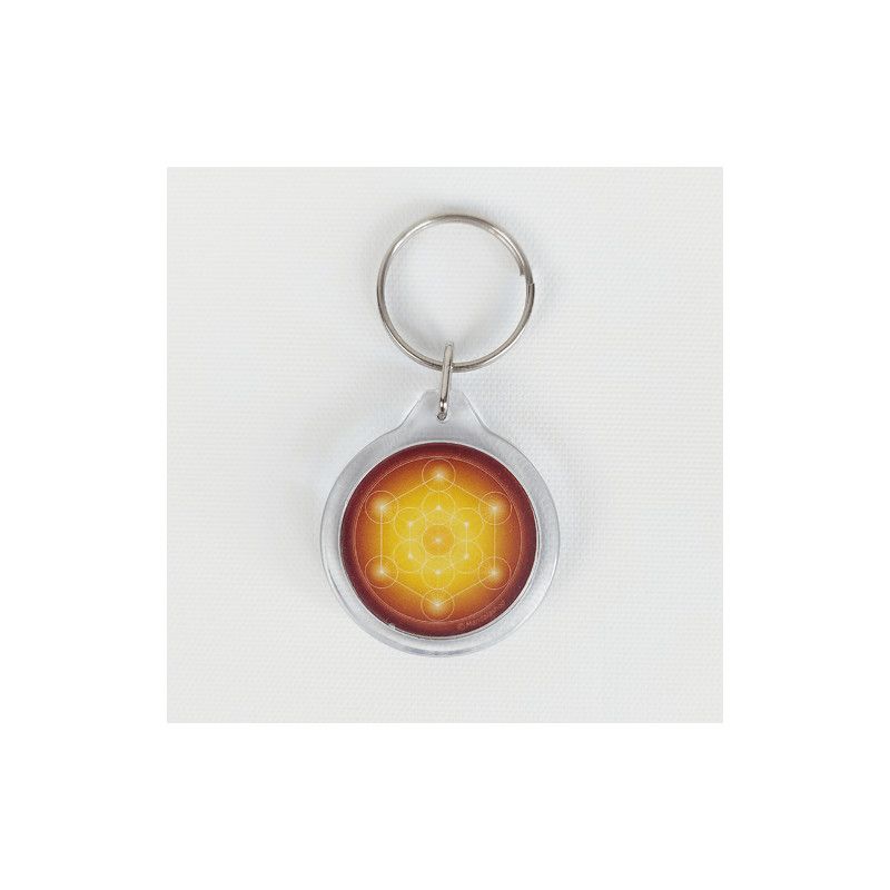 Porte-Clés Cube de Métatron (10 couleurs au choix)