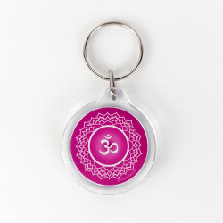 Om-Aum-Schlüsselanhänger (indisches Chakra)
